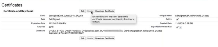 Craftsman Technology Group Expiring Salesforce Certificate Now What? Craftsman Technology Group Expiring Salesforce Certificate Now What?